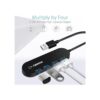 TWOPAN Adaptador USB 3.0 de 4 puertos divisor USB ultra_4