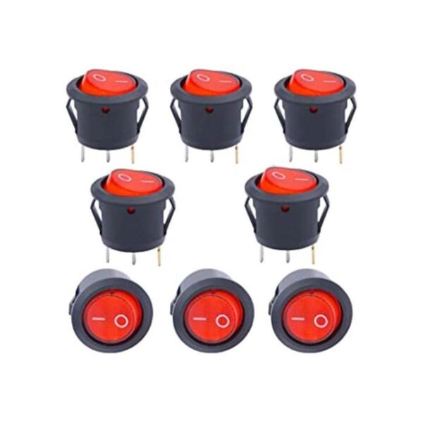 TWTADE 8 piezas luz roja iluminada encendidoapagado 3_1