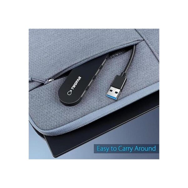 TWOPAN Adaptador USB 3.0 de 4 puertos divisor USB ultra_5