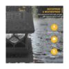 Twinsluxes Luces solares para postes solares al aire_4