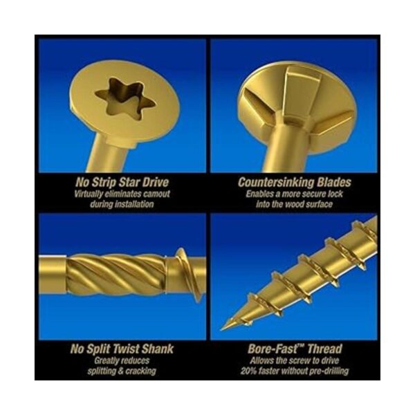 Tornillos para madera Power Pro 48308 10 x 212