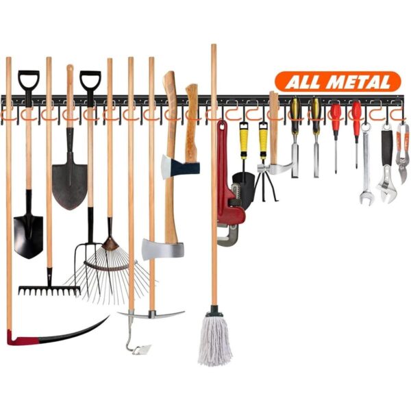 Organizador de herramientas de jardín de metal de 68_1