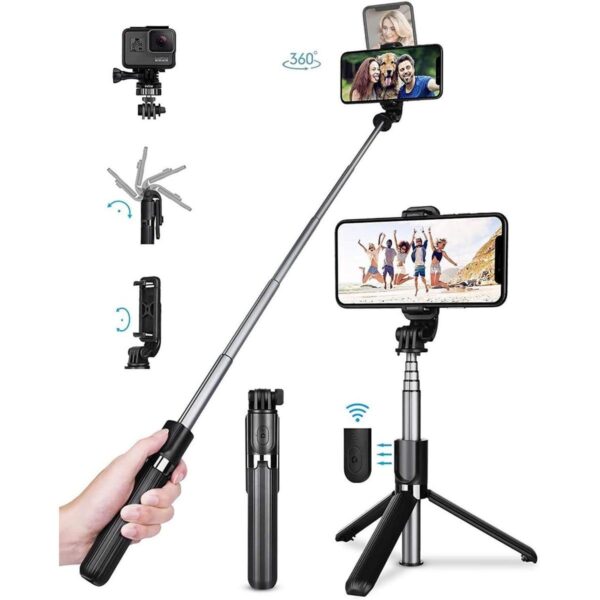 Trípode para selfie Tvache extensible Bluetooth con_1