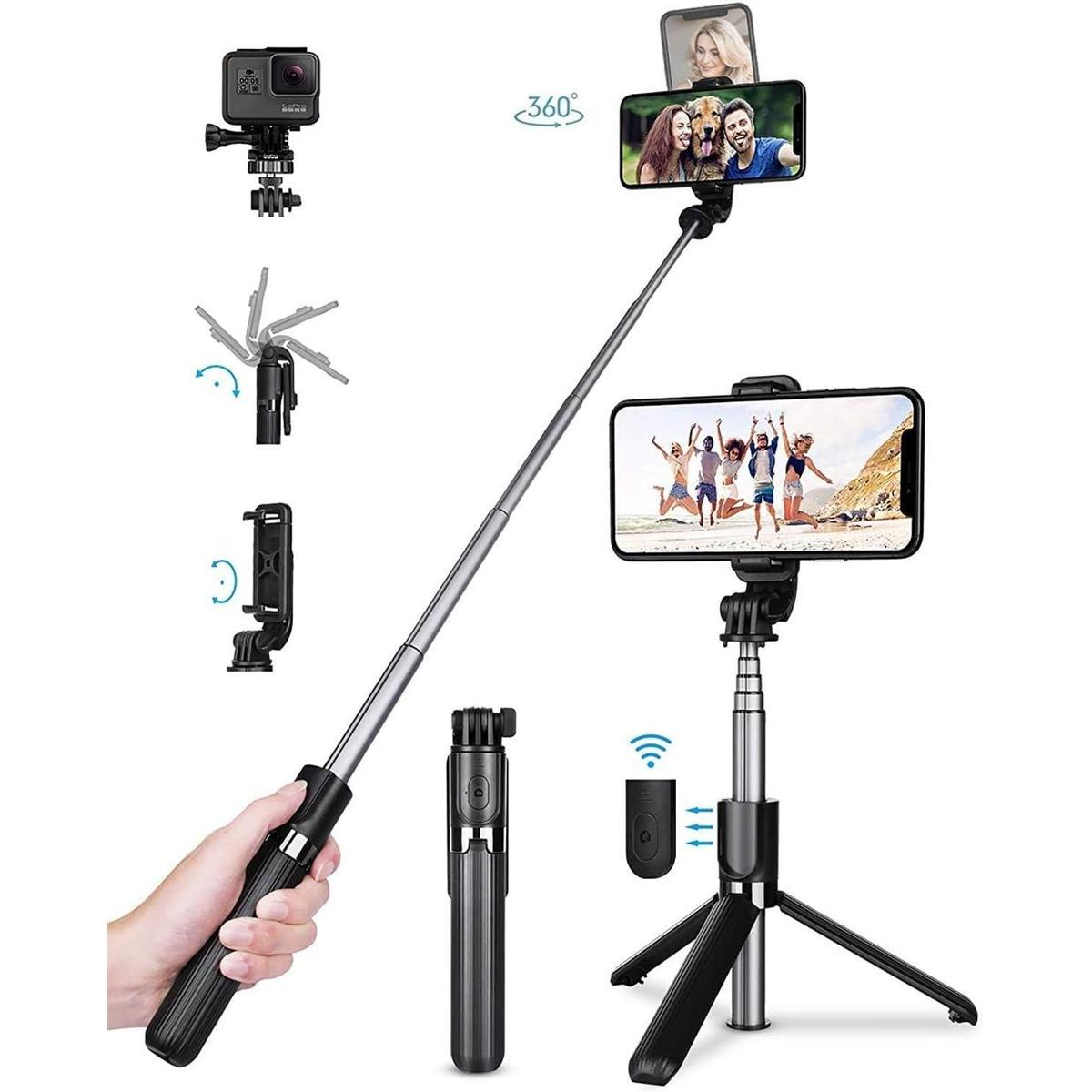 Trípode para selfie Tvache extensible Bluetooth con