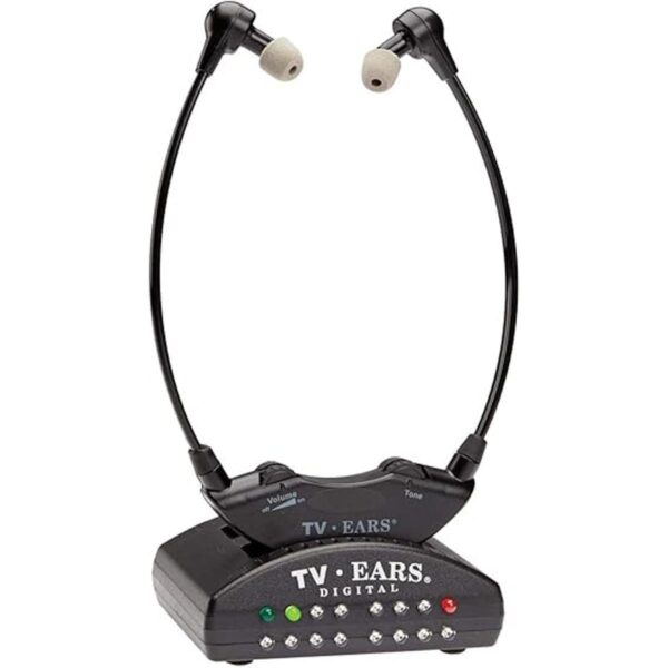 TV Ears 5.0 Sistema de audífonos digitales. Negro_1