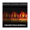 TURBRO Fireside FS23 Chimenea eléctrica con llamas_5