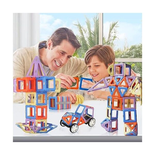Juego de juguetes magnéticos de construcción 120 piezas_6