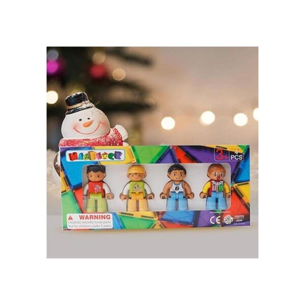 Figuras magnéticas de 4 piezas juguetes compatibles con_2