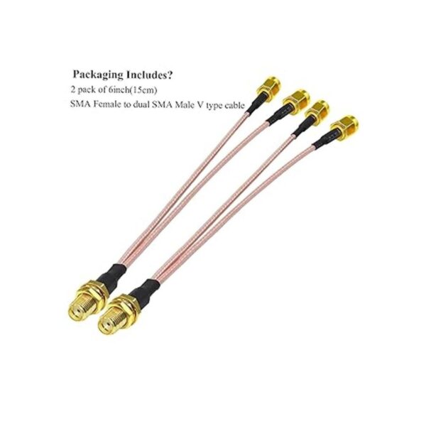 Cable coaxial SMA hembra a doble SMA macho Cable divisor_4
