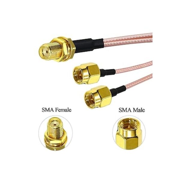 Cable coaxial SMA hembra a doble SMA macho Cable divisor_2