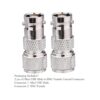 TUOLNK 2 unidades BNC hembra enchufe a mini UHF macho Jack_2
