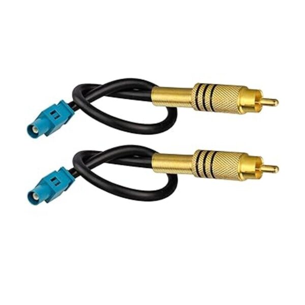 TUOLNK 2 unidades de 6 pulgadas Fakra Z macho a RCA macho_4