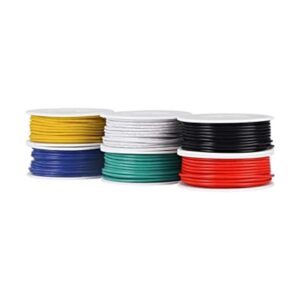 TUOFENG Cable eléctrico de 20 AWG calibre 20 alambre de_1