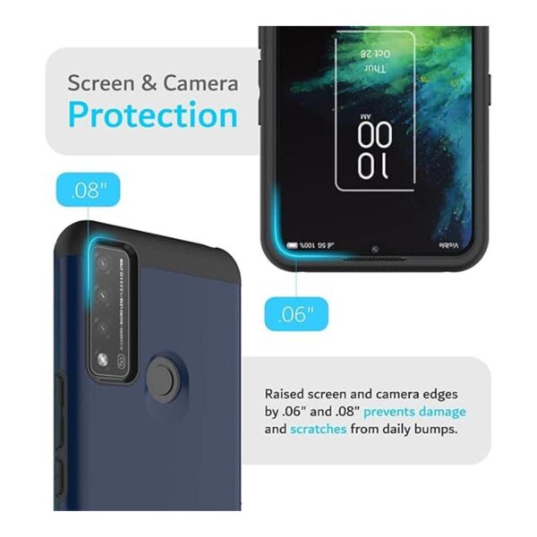 TUDIA DualShield Funda diseñada para TCL 20 A 5G TCL 4X_5