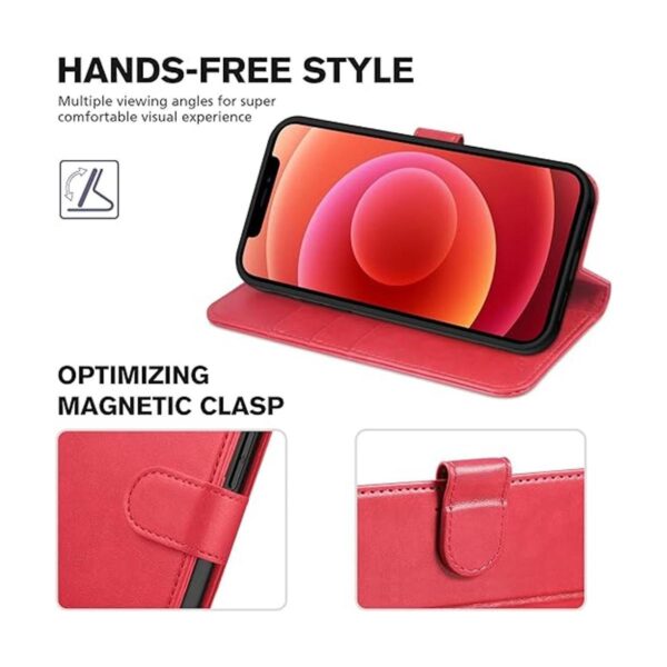 TUCCH Funda tipo cartera para iPhone 13 Pro 5G soporte_5