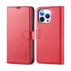 TUCCH Funda tipo cartera para iPhone 13 Pro 5G soporte_1