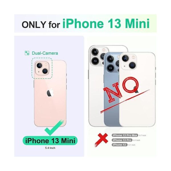 TUCCH Funda para iPhone 13 Mini carcasa interior de_2