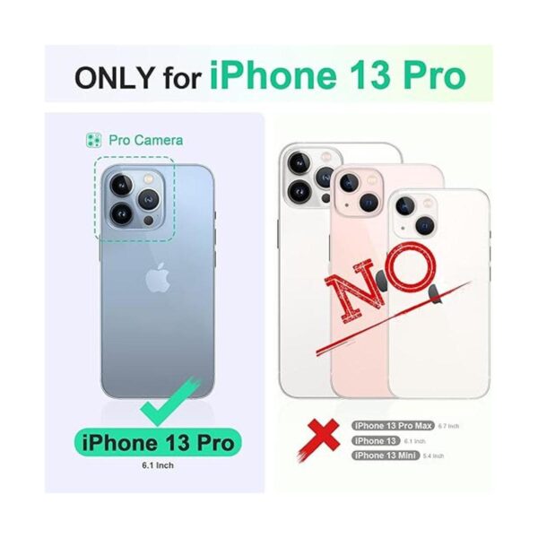 TUCCH Funda tipo cartera para iPhone 13 Pro 5G soporte_2