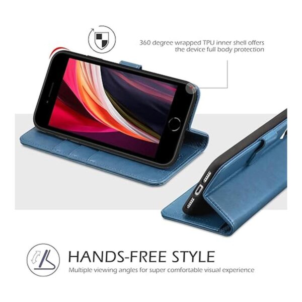 TUCCH Funda tipo cartera compatible con iPhone 8_4