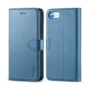 TUCCH Funda tipo cartera compatible con iPhone 8_1
