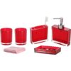 TUANYO Juego de accesorios de baño rojos juego de 6