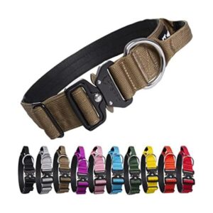 TSPRO Collar de perro de alta calidad con asa collar de_1