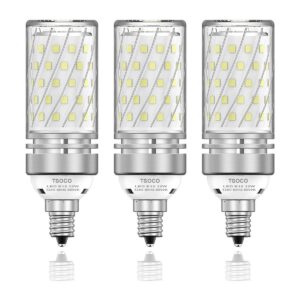 TSOCO Bombillas LED E12 bombillas LED de araña de 12 W