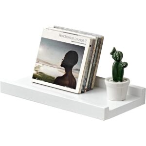 Estante flotante de madera de roble blanco de 12 pulgadas_1
