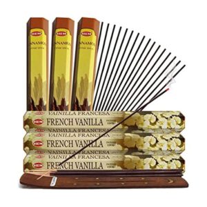 Palitos de incienso de vainilla francesa y varillas de_1