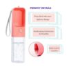 Sofunii Dog Water Bottle for Walking Portable Pet Travel