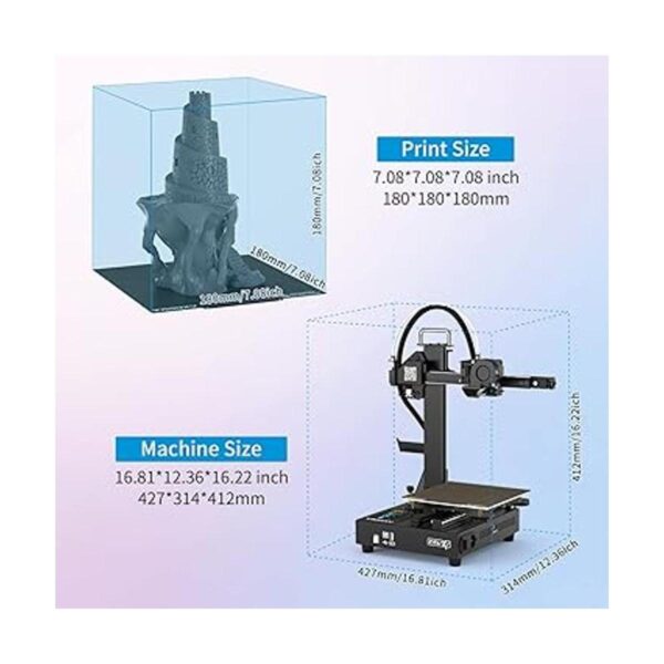 TRONXY Impresora 3D CRUX 1 con hoja PEI compatible con 8_2
