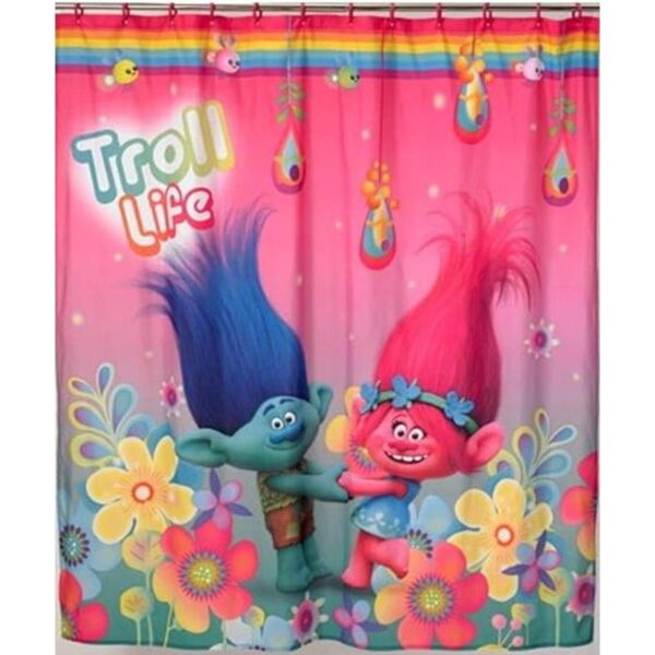 Trolls Hugfest Cortina de ducha_1