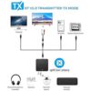 TROND Transmisor y receptor Bluetooth V5.0 de TV TOSLINK_4