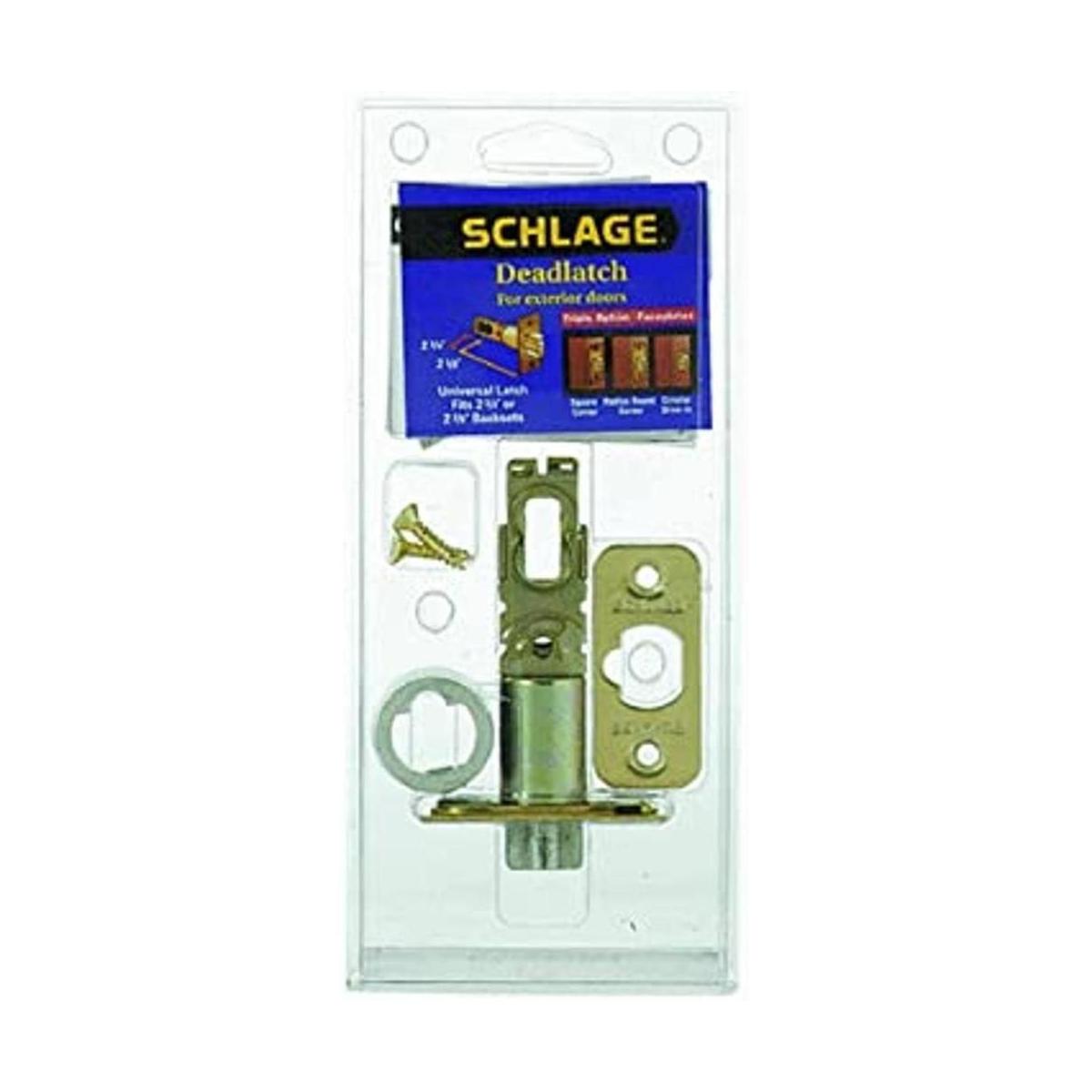 Schlage Lock 40251 605 cerradura con tripe opción Bronce