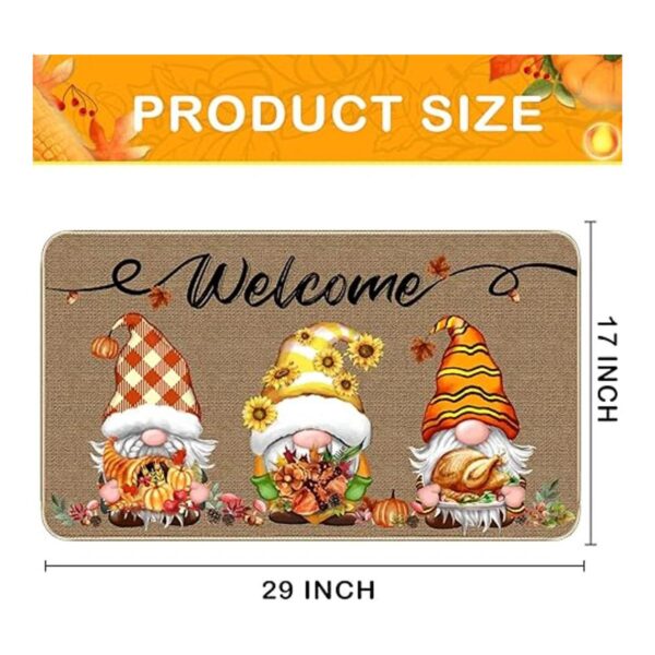TREWAVE Tapete decorativo de bienvenida para otoño diseño