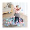 TRENDBOX 100 pelotas de plástico suave de colores pastel_6