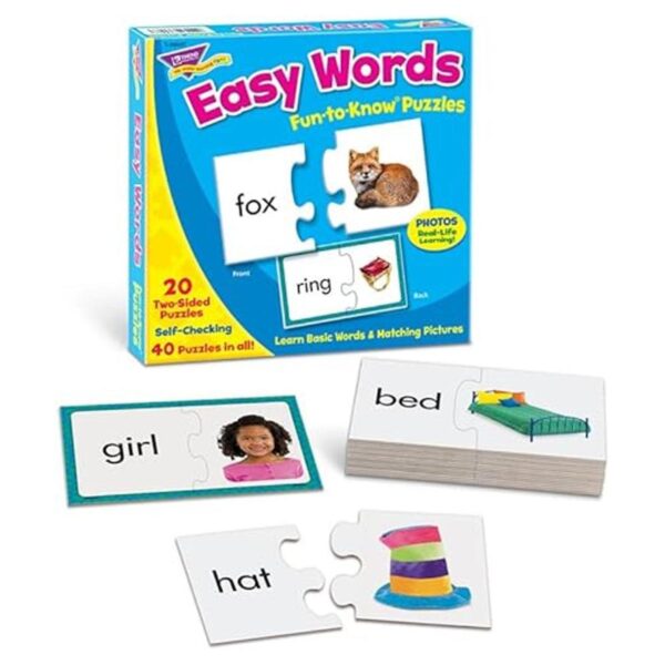 Trend Enterprises FuntoKnow Puzzles Easy Words Learn_2