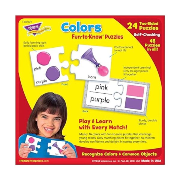 Trend Enterprises FuntoKnow Puzzles Colors Learn 16_3
