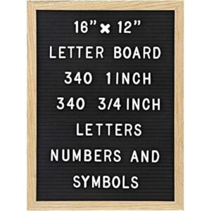 Tablero de letras de fieltro con 680 letras números y_1