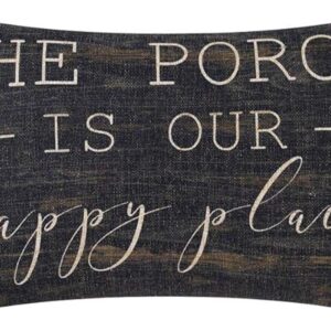 TRENDIN Farmhouse Porche Oblong Funda de almohada 19.7 x