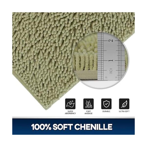 TREETONE Alfombra de baño lavable a máquina absorbente de_3