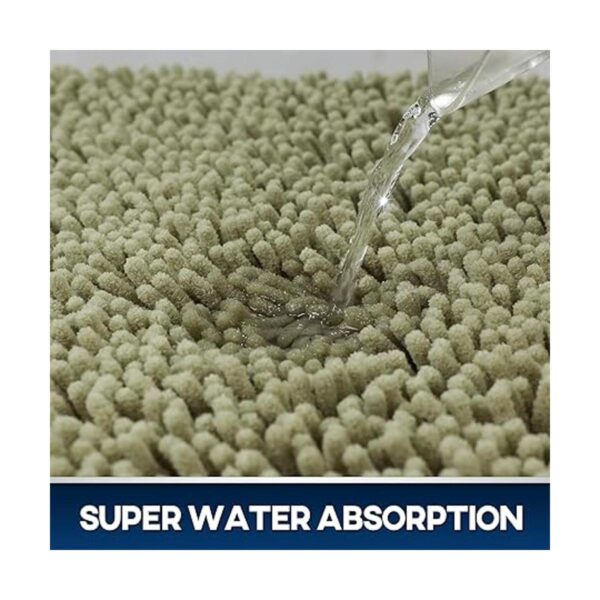 TREETONE Alfombra de baño lavable a máquina absorbente de_5