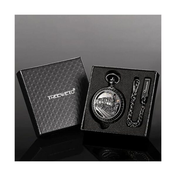 Treweto Reloj de bolsillo para hombre diseño de_4