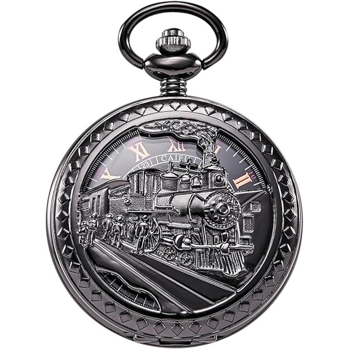 Treweto Reloj de bolsillo para hombre diseño de
