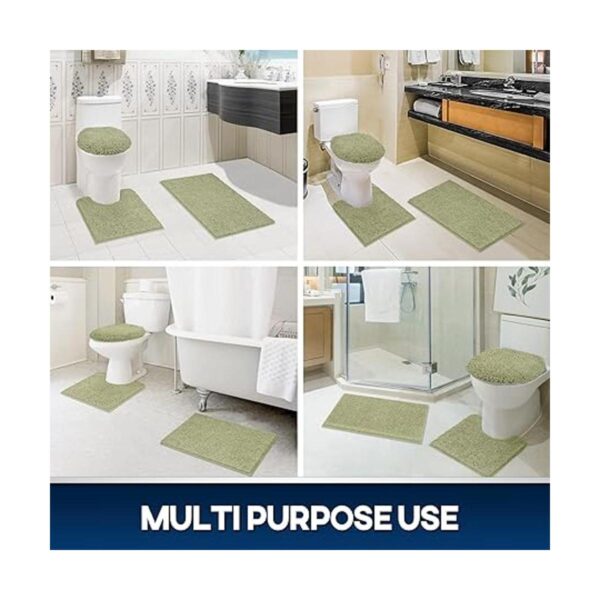 TREETONE Alfombra de baño lavable a máquina absorbente de_6