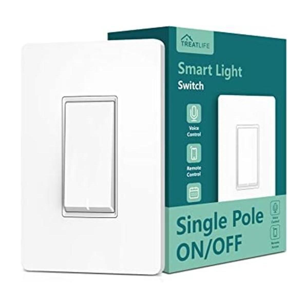 Interruptor de luz inteligente TREATLIFE de un solo polo