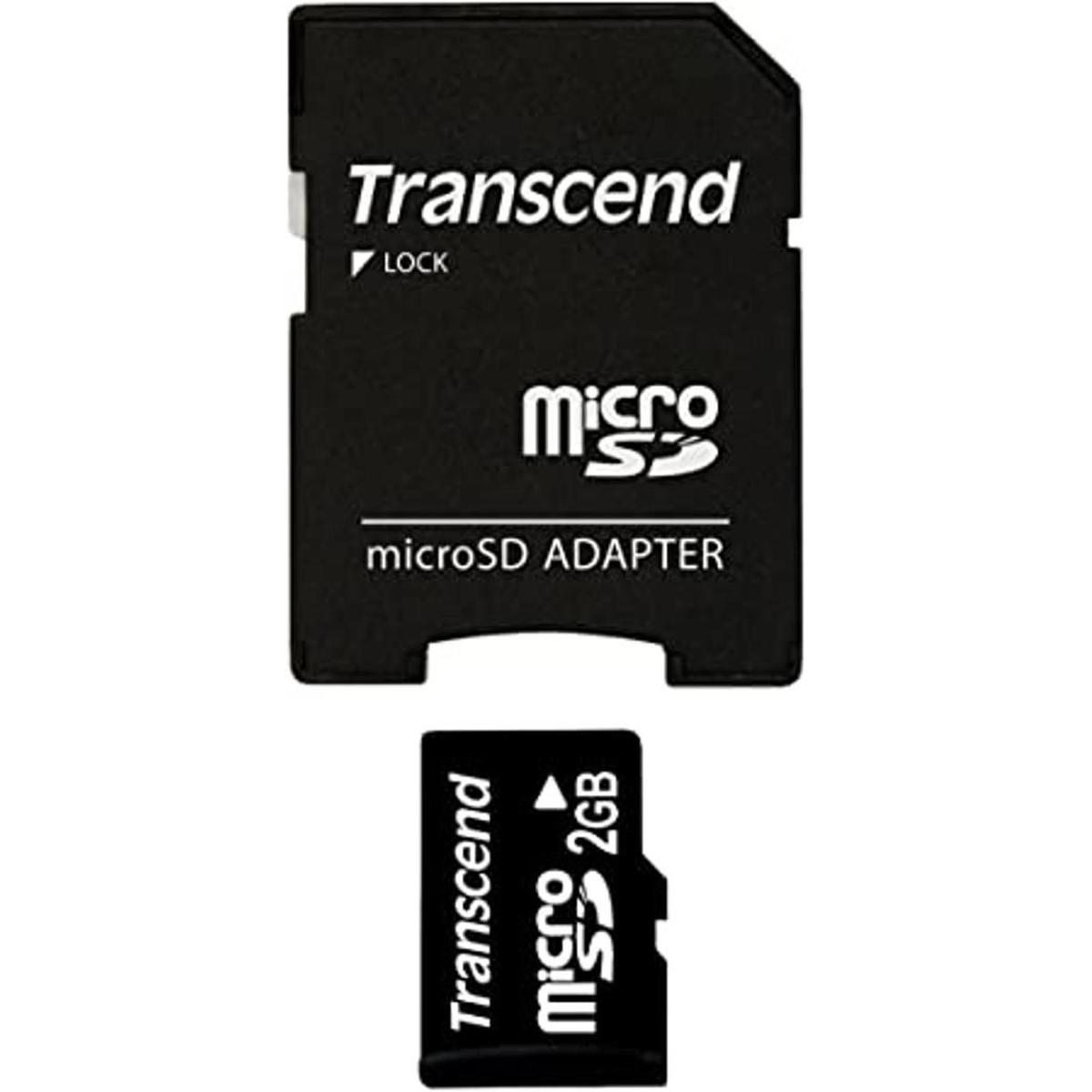 Transcend 2 GB MicroSD Tarjeta De Memoria Flash ts2gusd