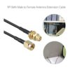 Traderplus Extensor de antena para router WiFi 9.8 ft_3