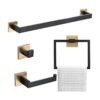Juego de 4 soportes para toallas de baño juego de_1