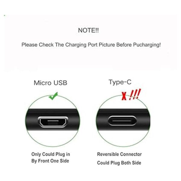 TPLTECH Cargador rápido de pared con cable micro USB de 5_3